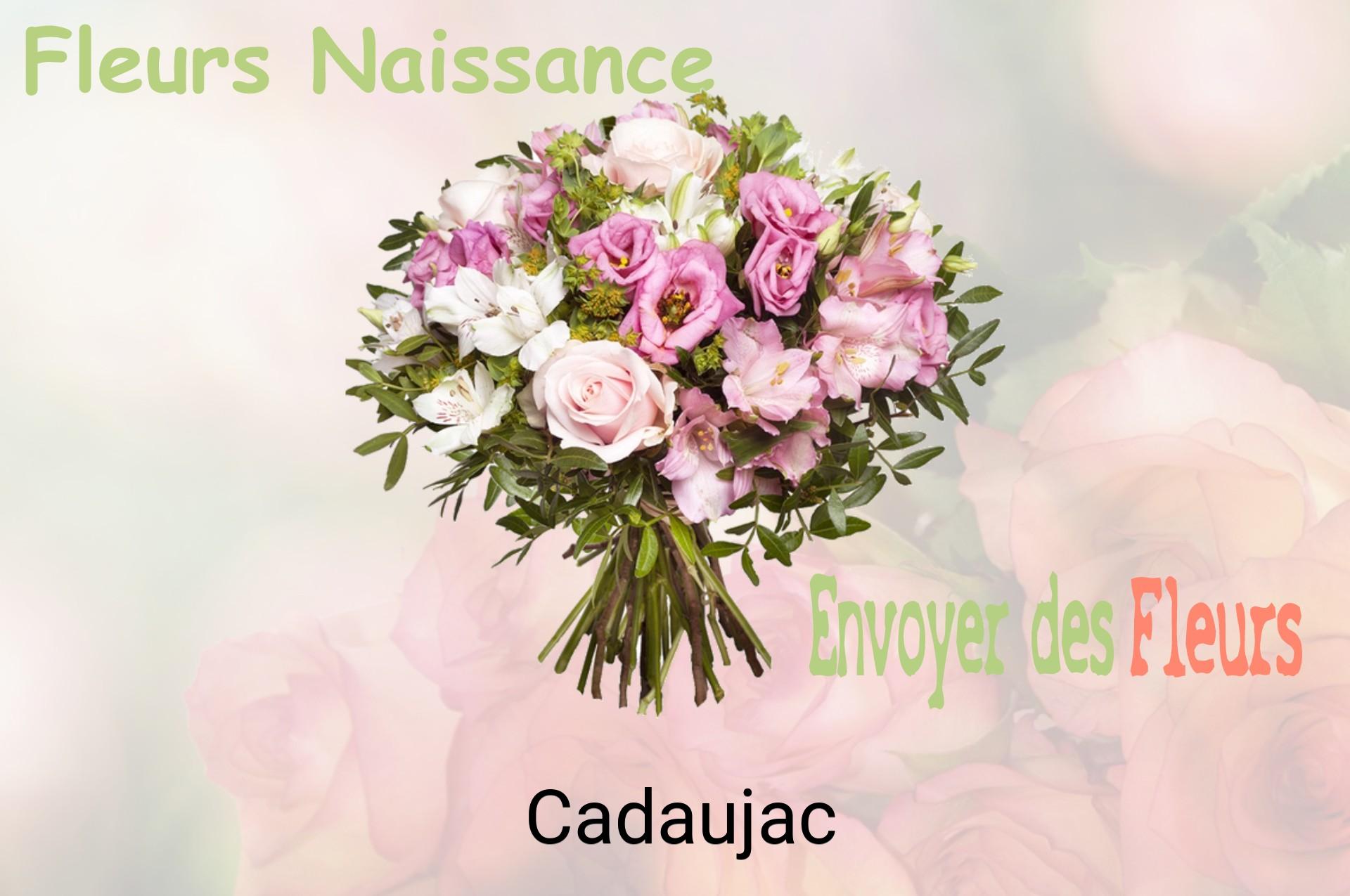 Bouquet de fleurs de naissance livré à Cadaujac